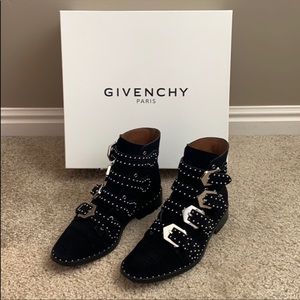 Givenchy studded leather boots